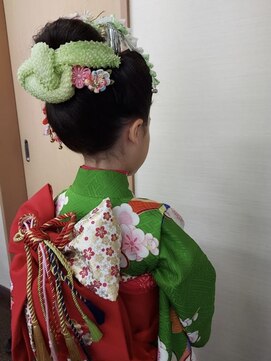 美容室ほしの 七五三スタイル