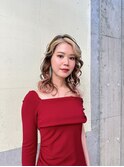 【ステップボーンカット】パーティヘアアレンジ