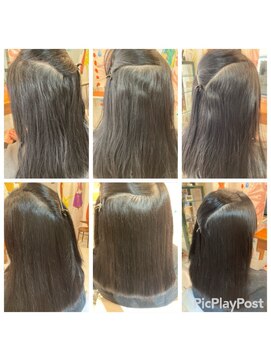 ハロー  三軒茶屋(hair Hello) ミディアム縮毛矯正