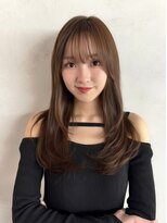 エル 北千住(elu)&nbsp;韓国レイヤー_ラベンダーミルクティー_刈り上げマッシュショート