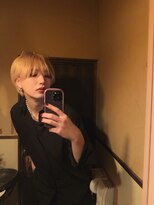 ジルバイジゼル(JILL by GiseL)&nbsp;中世ウルフ/メンズウルフ/ハイトーン/ダブルカラー/ホワイト