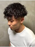 メンズカット ツイスパ ツーブロック  メンズパーマ 刈り上げ