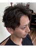 【男性限定】メンズカット+メンズパーマ+眉毛カット￥6900（ツイスパ+￥3000）