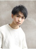黒髪スパイキーショート/アップバング/爽やかモテヘア