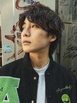 ガレージ バイ グリーン 原宿 表参道(Garage by green)&nbsp;メンズパーマ/メンズカット/ツイストスパイラル/マッシュ学割U24