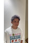 スパイキーショート/ シルバーカラー/ 寒色