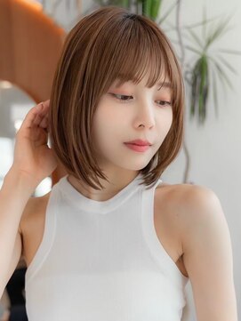 ハバナ 天神(HAVANA) 20代30代切りっぱなしレイヤーボブ/髪質改善ストレート/外ハネ