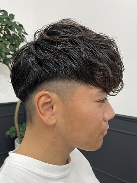 ログ(LOG) メンズショート 高松緩めスペインカール