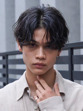 フィフス 栄(fifth) 名古屋栄フェザーパーマ毛流れパーマメンズカット30代