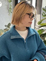 スリーランド(THREELAND)&nbsp;<123>切りっぱなしボブ／髪質改善・ブリーチ・白髪染めも人気◎