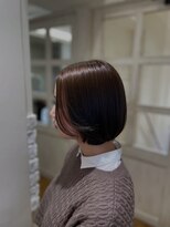 シーループユナイテッドアトリエ(C-LOOP UNITED ATELIER)&nbsp;艶ボブ♪顔まわりで今っぽさ♪ベージュカラー【髪質改善】