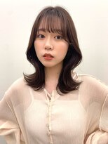 ロンドイディールバンダイ 新潟万代(Lond ideal) ミディアムくびれレイヤーオリーブベージュ