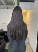 髪質改善×ロングハッシュカット艶ストレート【池袋】