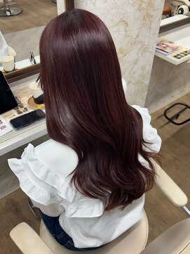 フィガロ ウメダ(FIGARO UMEDA) 暗めカラーカシスレッドカラー11.13