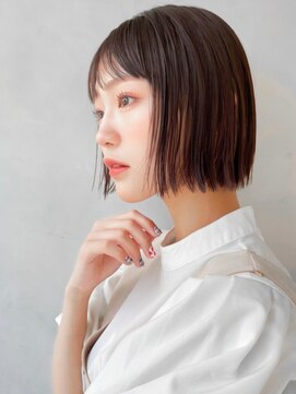 リヤン 表参道(lyann) 薄めバングくせ毛風カール大人ガーリー美髪愛され#533f1219