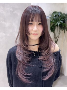 ロンドアヴァントゥス 池袋(Lond aventus) 韓国レイヤー/韓国風/ボブ/髪質改善/黒髪/ブリーチなし〔池袋〕