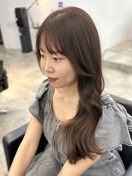 ガーデントウキョウ(GARDEN Tokyo) ヘーゼルブラウン/ロングヘア/髪質改善カラー