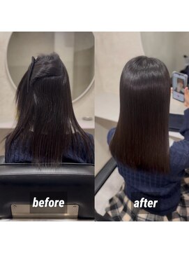 ホワイト(WHITE) 最短で導く髪質改善トストレート〇