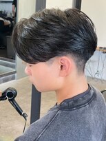 エルマーク 京都駅前(L-MARK)&nbsp;ニュアンスパーマ/センターパート/マッシュ/カルマパーマ/メンズ