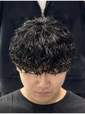 波巻きプードルシャドウパーマフェザーパーマ