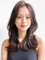アグノス 青山(Agnos) 大人可愛い愛されナチュラルカール艶感ワンカール薄めバング