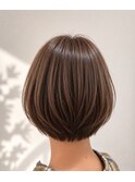 大人美シルエットショートボブ
