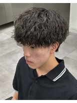 エイド 渋谷(aid) マッシュ×ツイストスパイラルパーマ