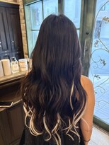 モナン 新宿(Monan) 巻き下ろしスタイル ヘアセット ヘアアレンジ ロング