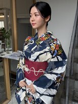 ホワイトルーム(White Room)&nbsp;tight chignon × 浴衣