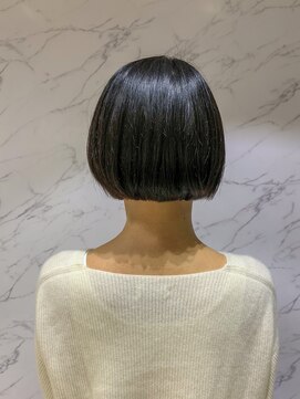 パティオン(PATIONN) エイジングストレートで大人のキメサラ艶のワンレングスボブ☆