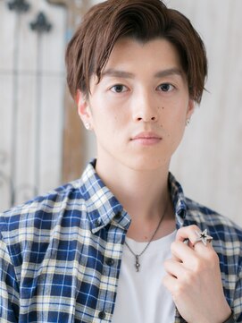 メンズヘア ビーセカンド 草加店(MENS HAIR B-2) ワイルドアップバングでイケメン無造作ショートE(草加)(メンズ)