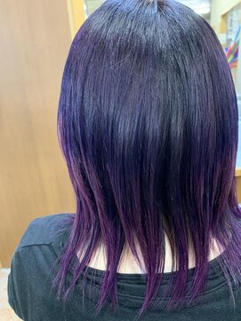 プレッソヘアー Presso hair バイオレットとピンク