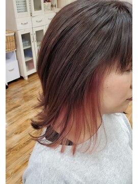 ヘアーアンドメイク ペリドット(hair&make Peridot) インナーカラー