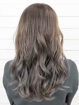 オーブ ヘアー フレイヤ 岩国店(AUBE HAIR freya) 【AUBE HAIR】ピンクハイライトベージュ_フリンジウェーブ