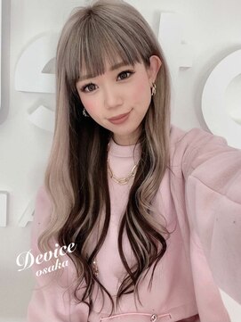 ディバイス(Device) 【Device心斎橋】外国人風Ｗカラー