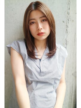 ダヴィン 中目黒(DaVin) 【DaVin中目黒】大人可愛いミディアムレイヤー 内巻き