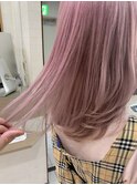 ケアブリーチ ダブルカラー ハイトーン ピンク
