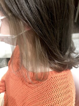 ミエルヘアーエスト 新宿店(mielhair est) インナーカラー×シアベージュ