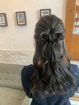 ヘアーアンドメイク エクリ 不動前店(Hair&Make equri) 結婚式 ヘアアレンジ かわいい / 20代30代40代