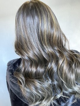 エイト 上野店(EIGHT ueno) 【EIGHT上野】日木[NIKI]_オリーブベージュにハイライト