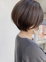 オーシャン(Ocean)&nbsp;［OCEAN Hair&Life 水田成美］スタイリング簡単前下がりショート