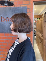 ボスコ 下北沢店(bosco) 切りっぱなしボブパーマ ≪saya≫