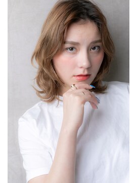 カバーヘアアンドスパ ブリス 浦和(COVER HAIR&SPA bliss) カッパーブラウンハイライトボブウルフヘアY浦和10代20代30代