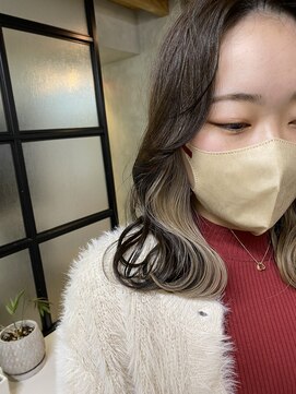 サクラ 岐阜(SAKURA) インナーカラー【ブロンドベージュ】