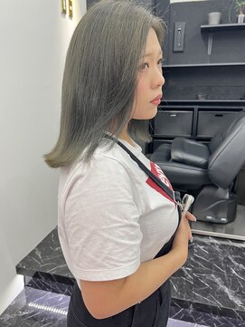 チュダック(ChuDuck) 【◎甘くてカワイイ◎】大人《オリーブグレージュ》ケアブリーチ