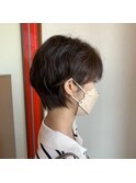 緩めパーマ×ショート