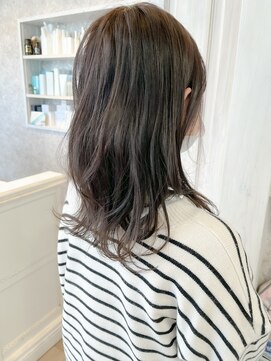 キャアリー(Caary) 福山人気caaryスモーキーグレージュ大人可愛い愛され前髪