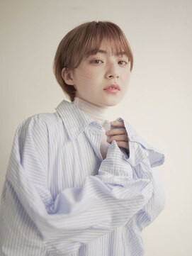 ムク 甲府(muku.) 前髪/小顔に見せるヘア/ココアベージュ/オリーブグレー[甲府駅]