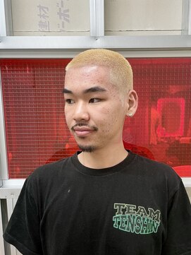 メリケンバーバーショップ トーキョー(MERICAN BARBERSHOP TYO) YS STYLEハイライト/マッシュパーマ/ウルフ/アッシュブラック154