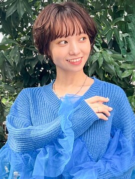 オーブヘアー ダンク 酒田店(AUBE HAIR dunk) 20代・30代_毛流れパーマ×マッシュショート